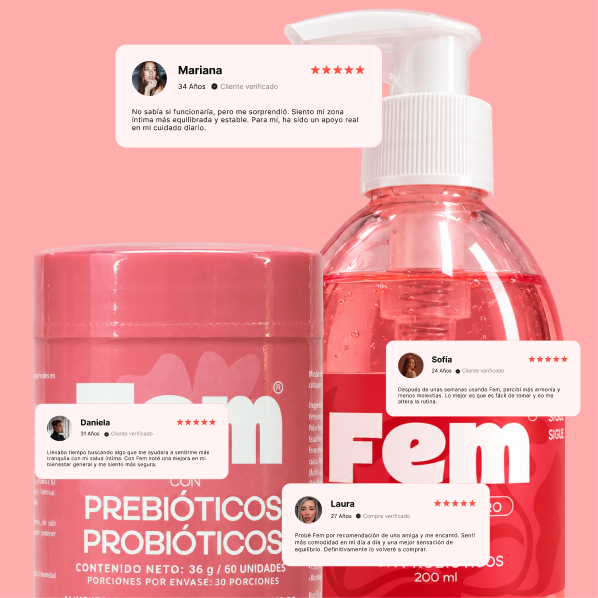 Combo alimento con probióticos + Jabón íntimo — reseñas de clientas