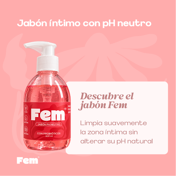 Jabón íntimo pH neutro x 200 ml